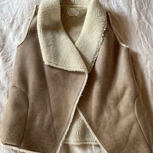 Velvet by Graham & Spencer shearling vest